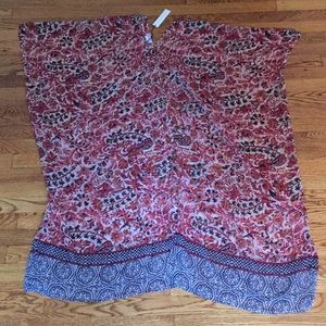 Sole society floral printed kimono